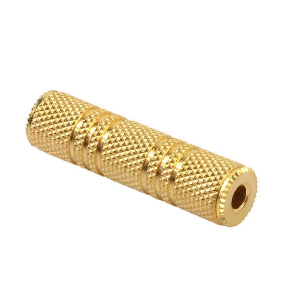 Generic 3.5mm Female to 3.5mm Female Audio Adapter Converter Stereo F/F Extension Metal