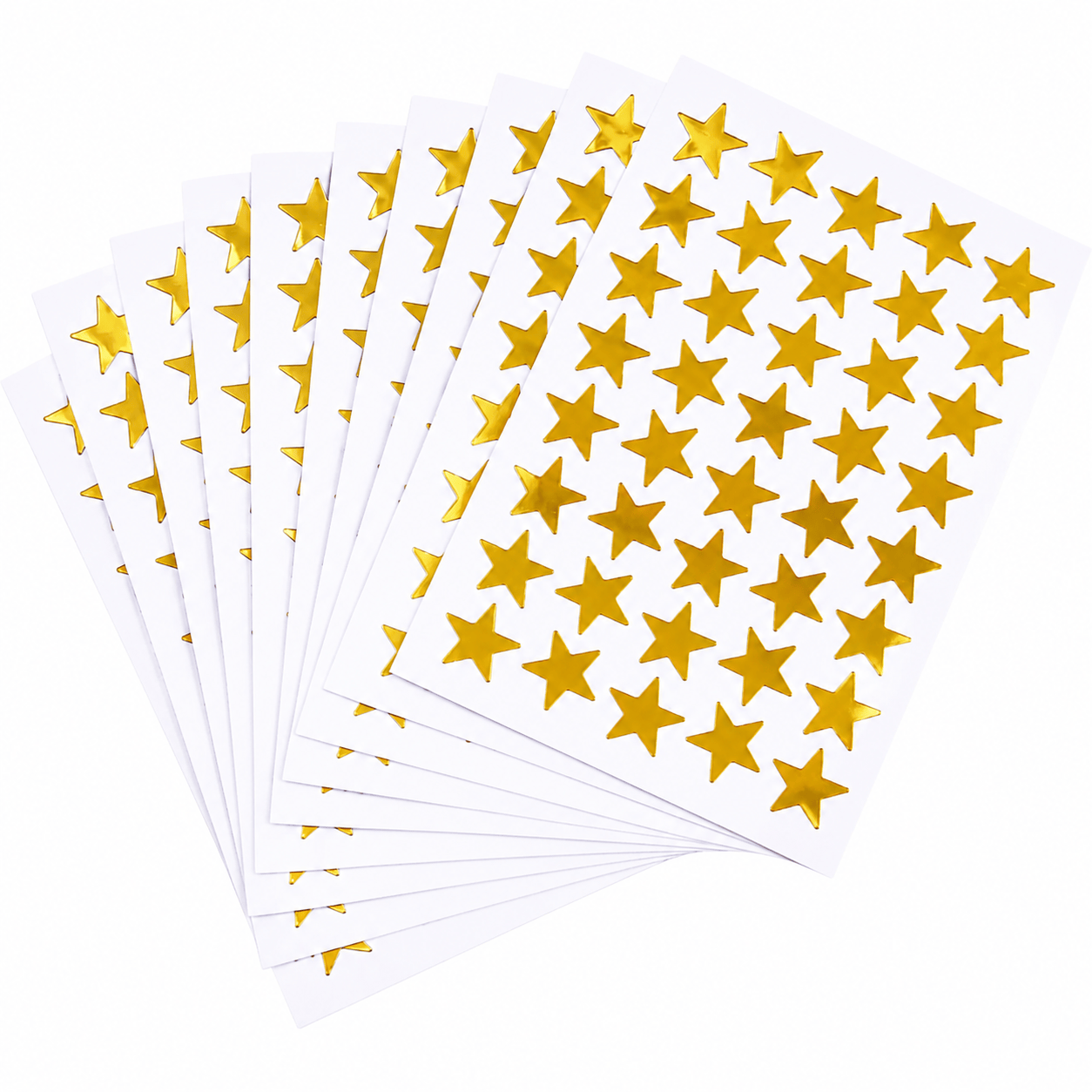 Generic 350 Gold Star School Reward Stars Peel Off Stickers Christmas Cardmaking Craft