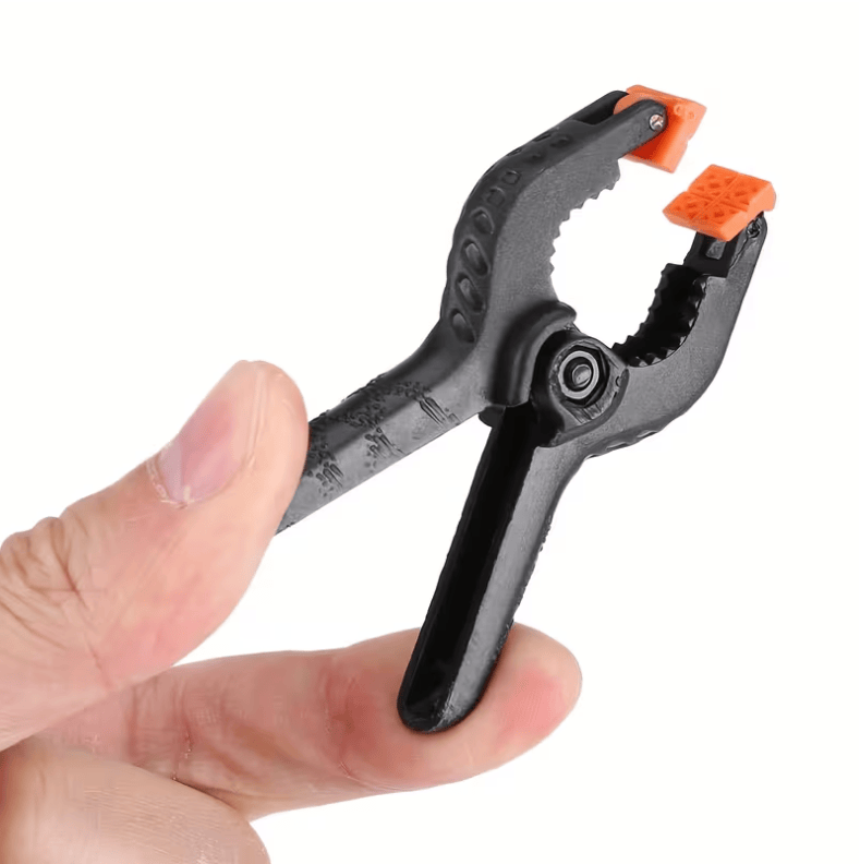 Generic 4x Mini Nylon Spring Clamps Swivel Jaw Max Opening 33mm Clips Hardware
