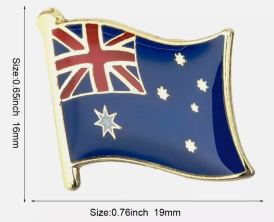 Generic Australia Flag Lapel Badge Pin AU Brooch Australian