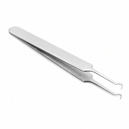 Generic Bend Curved Facial Extractor Blackhead Acne Blemish Remover Tweezers Needle Tool