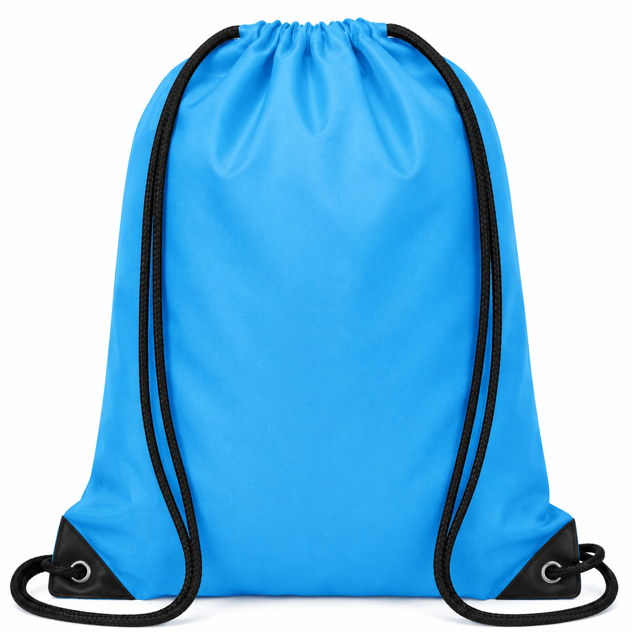 Generic Blue Drawstring Backpack Sports Travel Beach 35cm x 42cm Swimming Shoe Bag