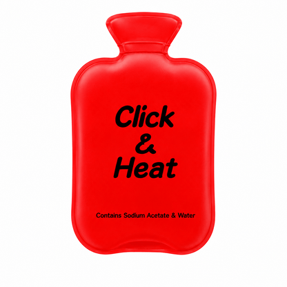 Generic Body Warmer Red Hot Water Bottle Winter Warm Natural Bag Body Warmer Reusable Sore Heat Click