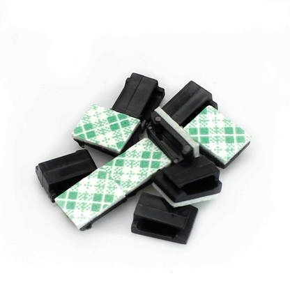Generic Cable Clip 20X Wire Cord Clip Cable Line Holder Tie Fixer Organizer Collect Adhesive Clamp