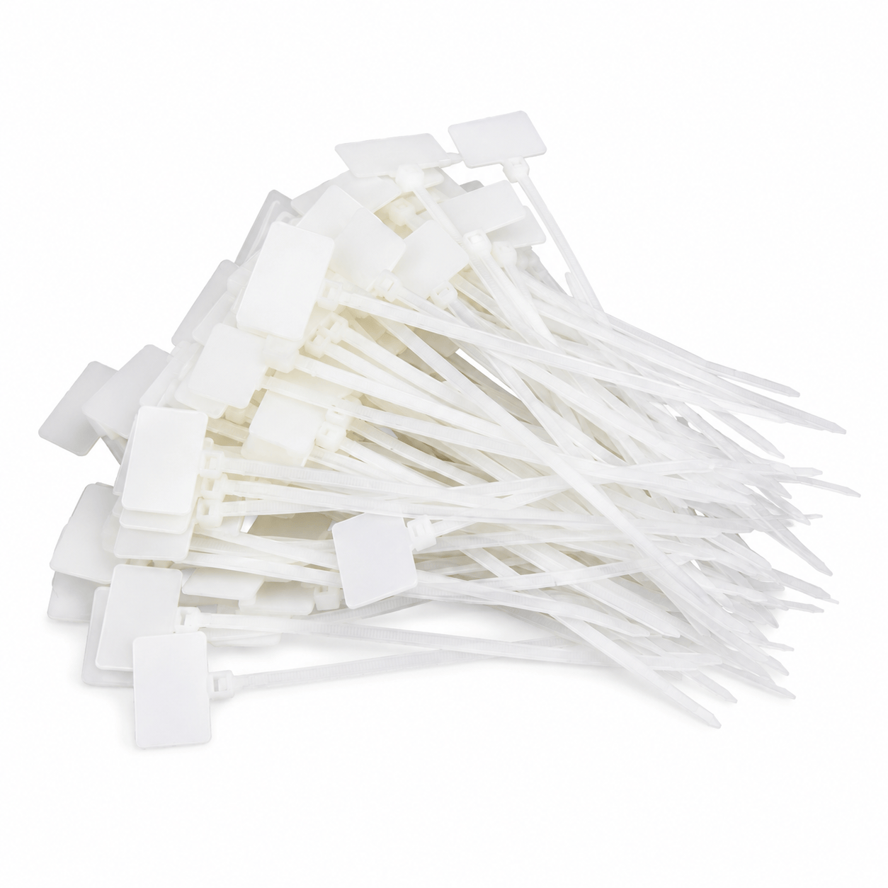 Generic Cable ties 100Pcs Zip Ties Write On Ethernet RJ45 RJ12 Wire Power Cable Label Mark Tag