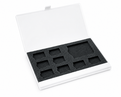 Generic Card Case 9 Micro SD Memory Card Storage Holder Box Protector Metal Cases 8 TF&1 S L2P1