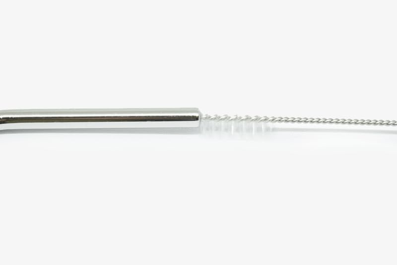 Generic Drinking straw 8X Stainless Steel Metal Drinking Straw Straight Bend Reusable Washable 2 Brush