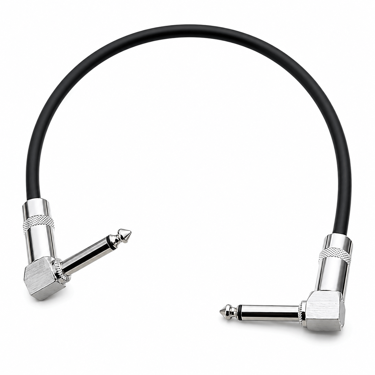 Generic Durable 30cm Right Angle Guitar Effects Pedal Patch Cable Lead Cord Wire