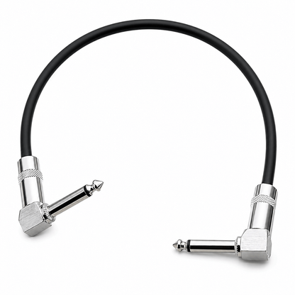 Generic Durable 30cm Right Angle Guitar Effects Pedal Patch Cable Lead Cord Wire