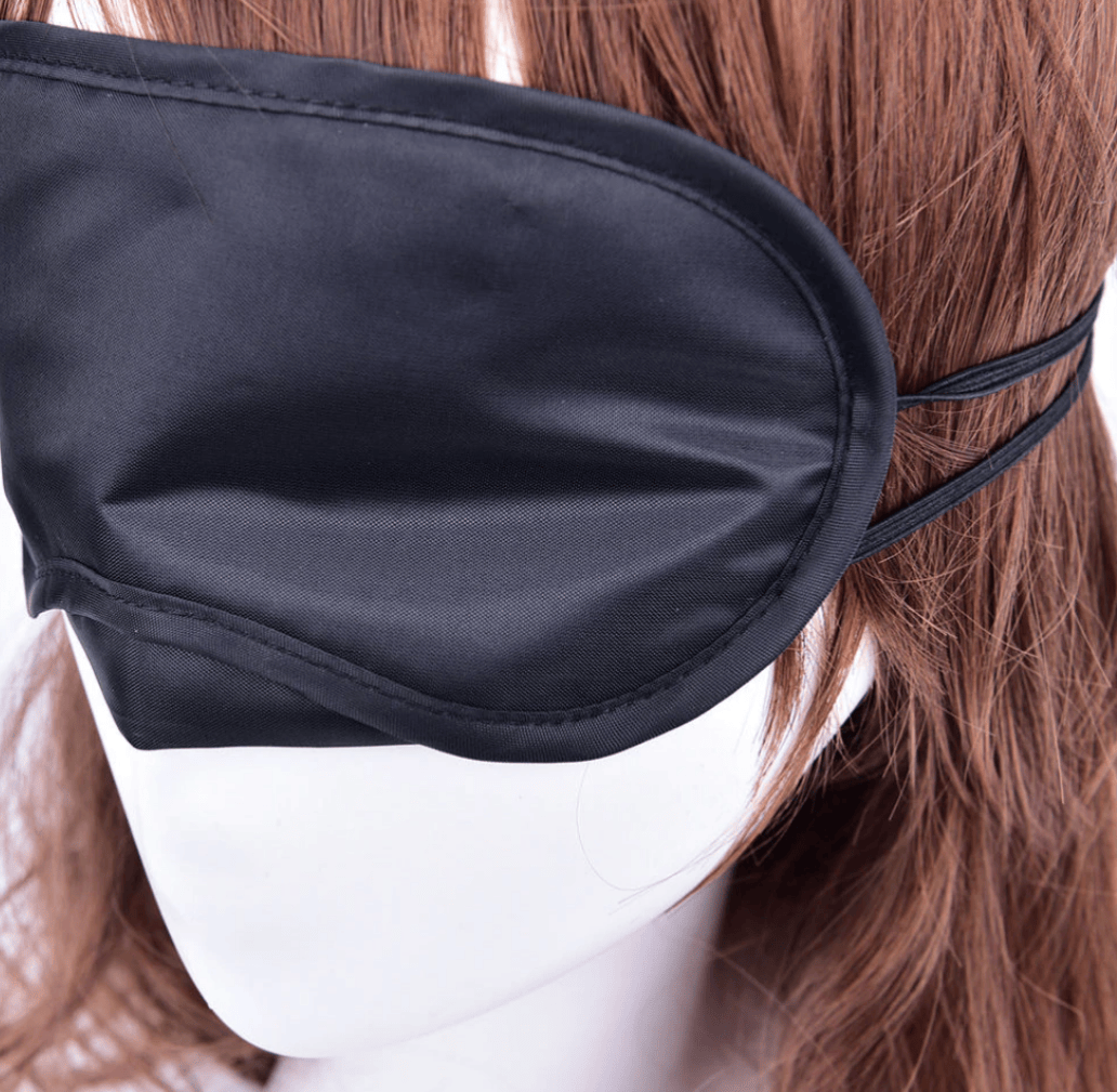 Generic Eye Mask Travel Sleep Sleeping Cover Rest Eye Patch Blindfold Black New