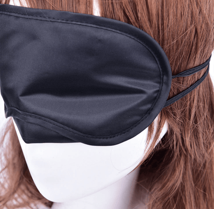 Generic Eye Mask Travel Sleep Sleeping Cover Rest Eye Patch Blindfold Black New