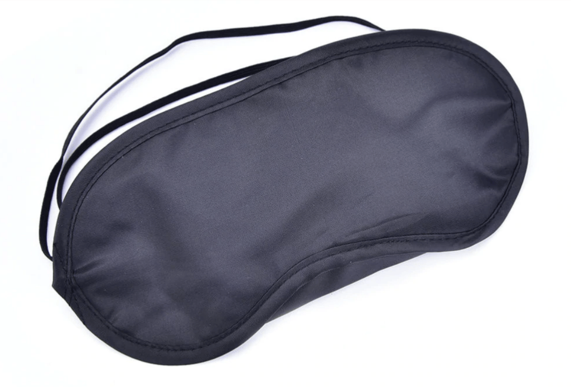 Generic Eye Mask Travel Sleep Sleeping Cover Rest Eye Patch Blindfold Black New
