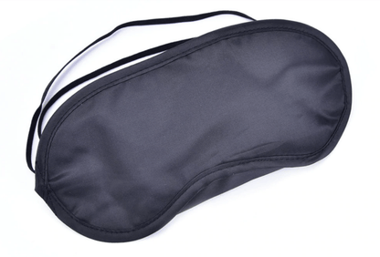 Generic Eye Mask Travel Sleep Sleeping Cover Rest Eye Patch Blindfold Black New