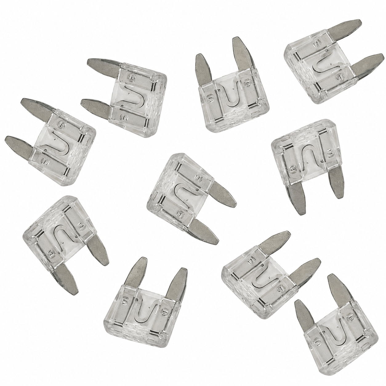 Generic Fuses 10x 25 AMP Mini Car Fuse Blade Truck Auto 25A Automotive Fuses