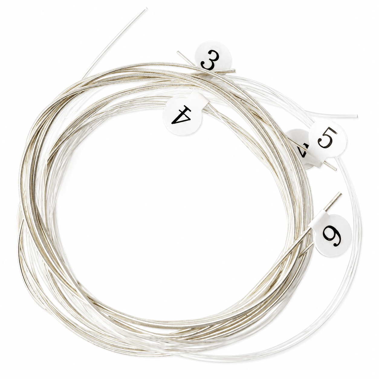 Generic Guitar Parts Set of 6 Nylon Color Acoustic Guitar Strings