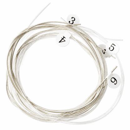 Generic Guitar Parts Set of 6 Nylon Color Acoustic Guitar Strings