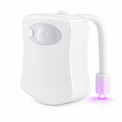 Generic Home & Garden > Bathroom Accessories > Toilet & Bidet Accessories LED Bowl Body Sensing Motion Activated Bathroom Toilet Night Light 8 Colors Lamp