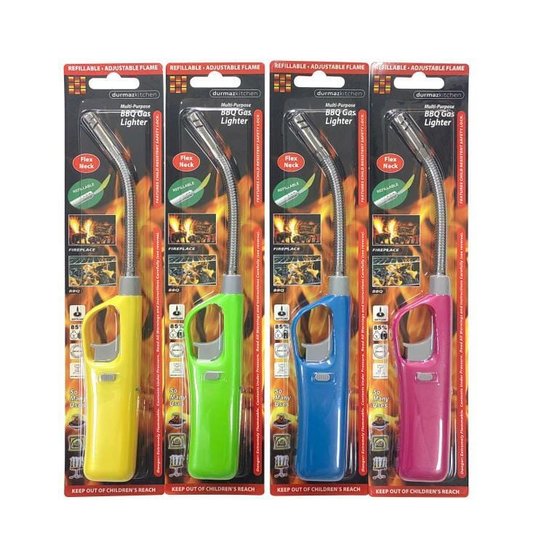 Generic Ignition Gas Utility Lighter Adjustable Fire BBQ Kitchen Stove Butane Light