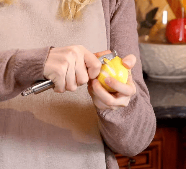 Generic Lemon Zester Lime with Channel Stainless Steel Citrus Knife Tool Garnish Grater