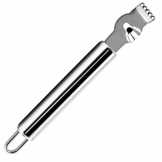 Generic Lemon Zester Lime with Channel Stainless Steel Citrus Knife Tool Garnish Grater