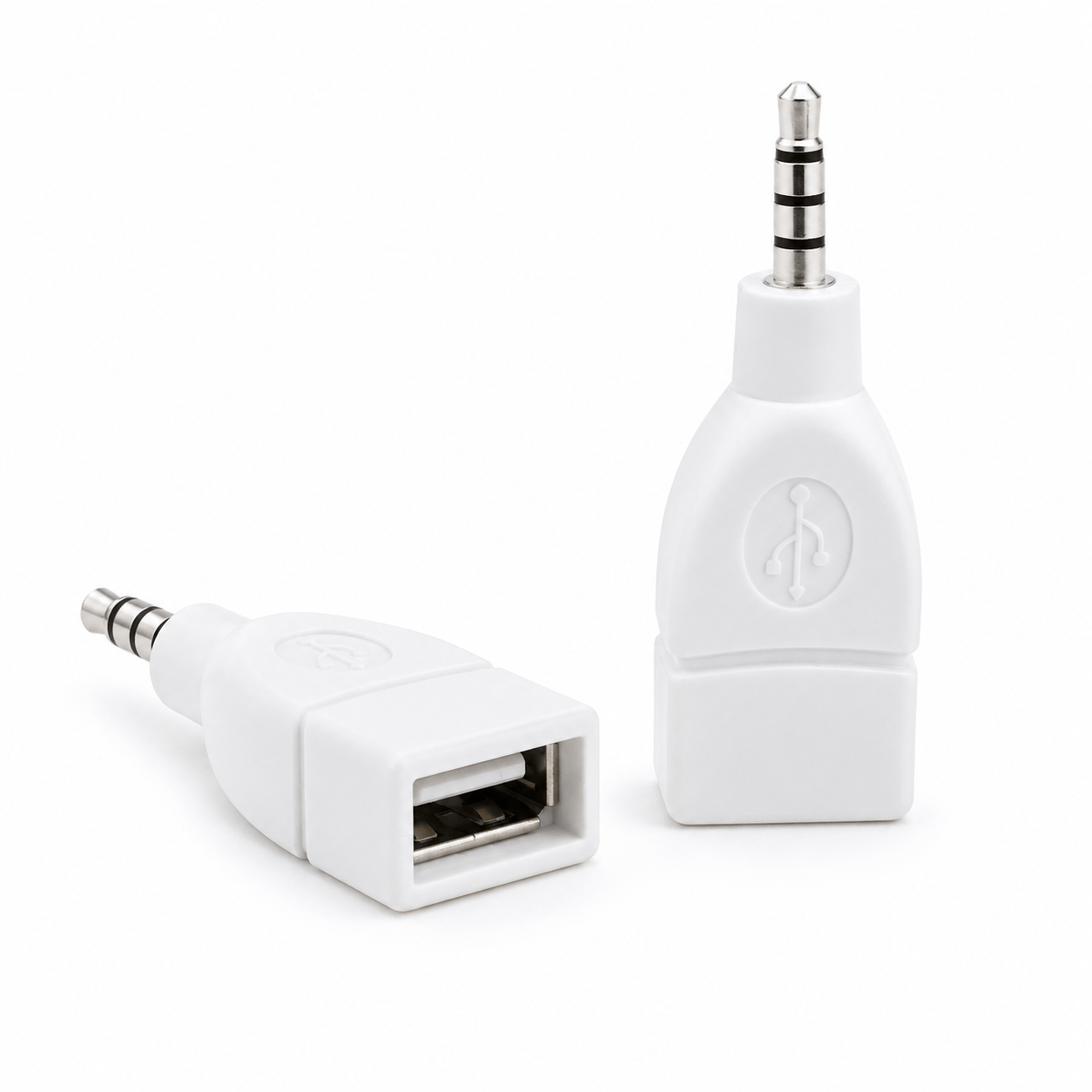 Generic Male AUX Audio 3.5mm Plug Jack to Female USB 2.0 Converter Adapter for Car MP3