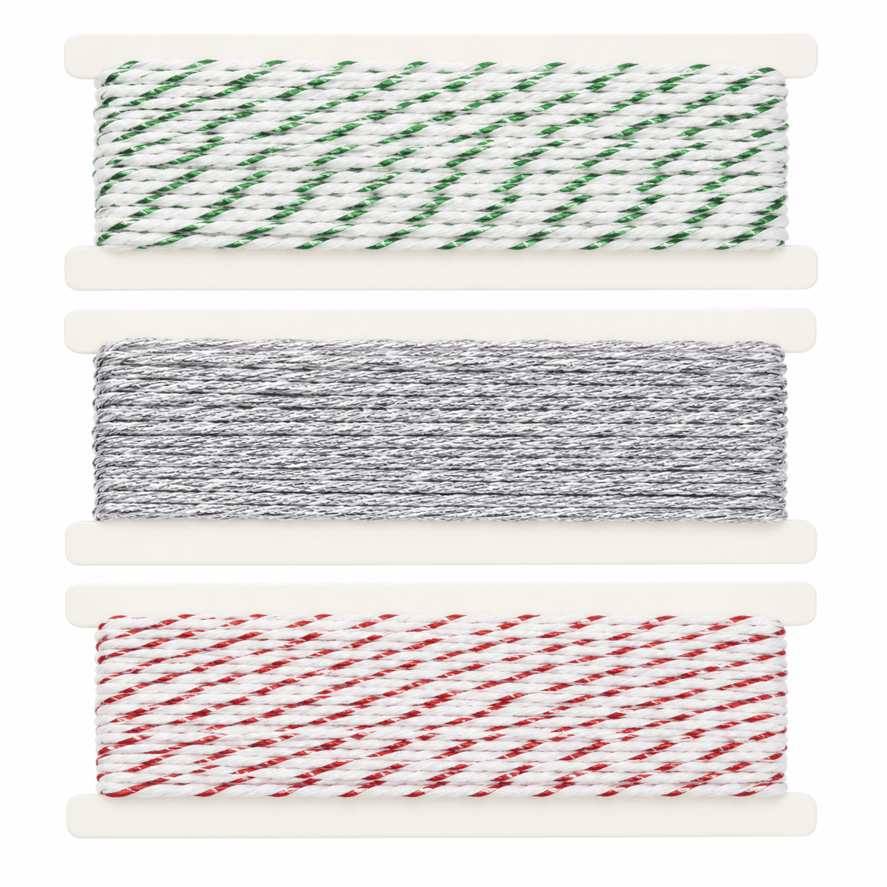 Generic Occasions > Christmas > Christmas Decorations 4M Christmas Twine Red Green Silver Bakers String for Wrapping & Decorations