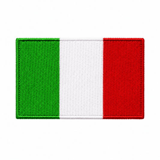 Generic Patches Italy Flag Embroidered Patch Patriotic Military Badge Embroidery Sewing