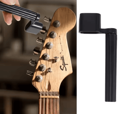 Generic Plastic Acoustic Electric Guitar String Winder Peg Bridge Pin Tool BLACK