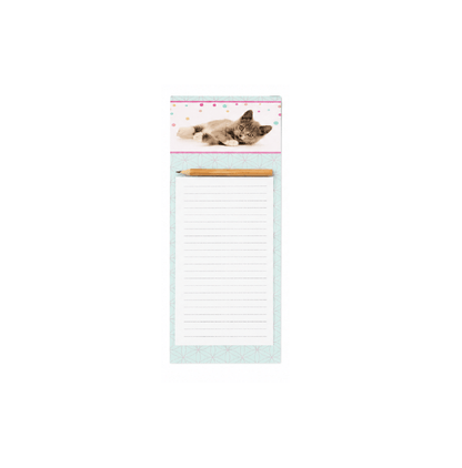 Generic Shopping list D2 Magnetic Shopping To Do List with Pencil-Cute Animals Fridge Memo Pad Board