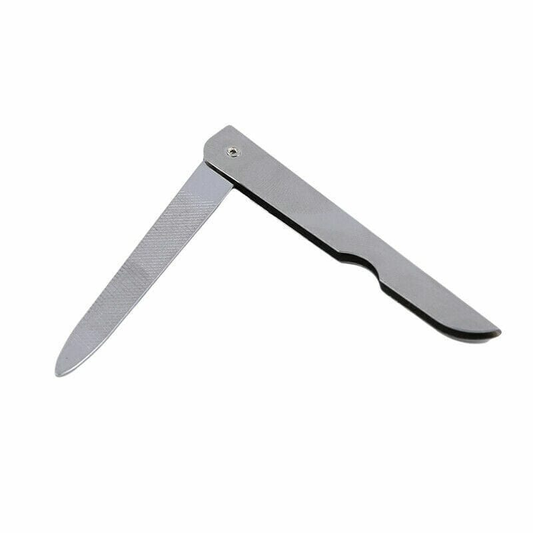 Generic Stainless Steel Dual Sided Metal Nail File Art Pedicure Manicure Tool