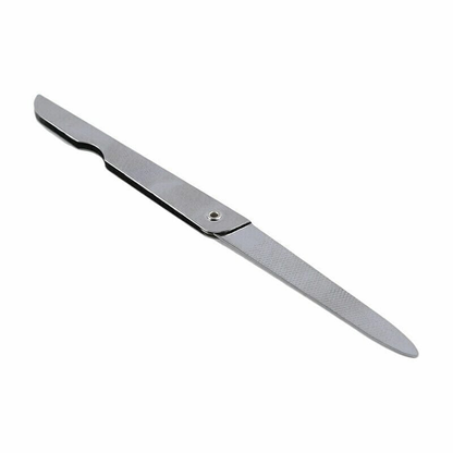 Generic Stainless Steel Dual Sided Metal Nail File Art Pedicure Manicure Tool