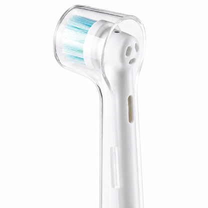 Generic toothbrush covers 4pc Electric Toothbrush Clear Round Head Cover Anti Dust for Oral B