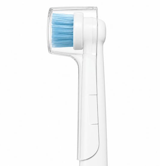 Generic toothbrush covers 4pc Electric Toothbrush Clear Round Head Cover Anti Dust for Oral B
