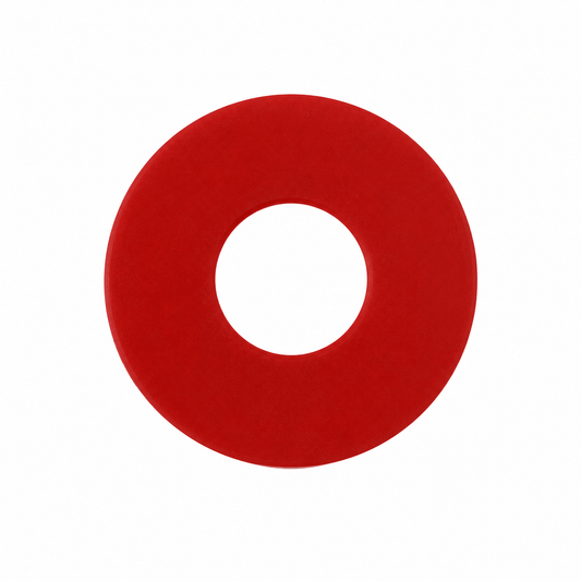 Generic Washers 1x Red Latex Cistern Seating Washer Rubber Water Pan 97x147x25mm