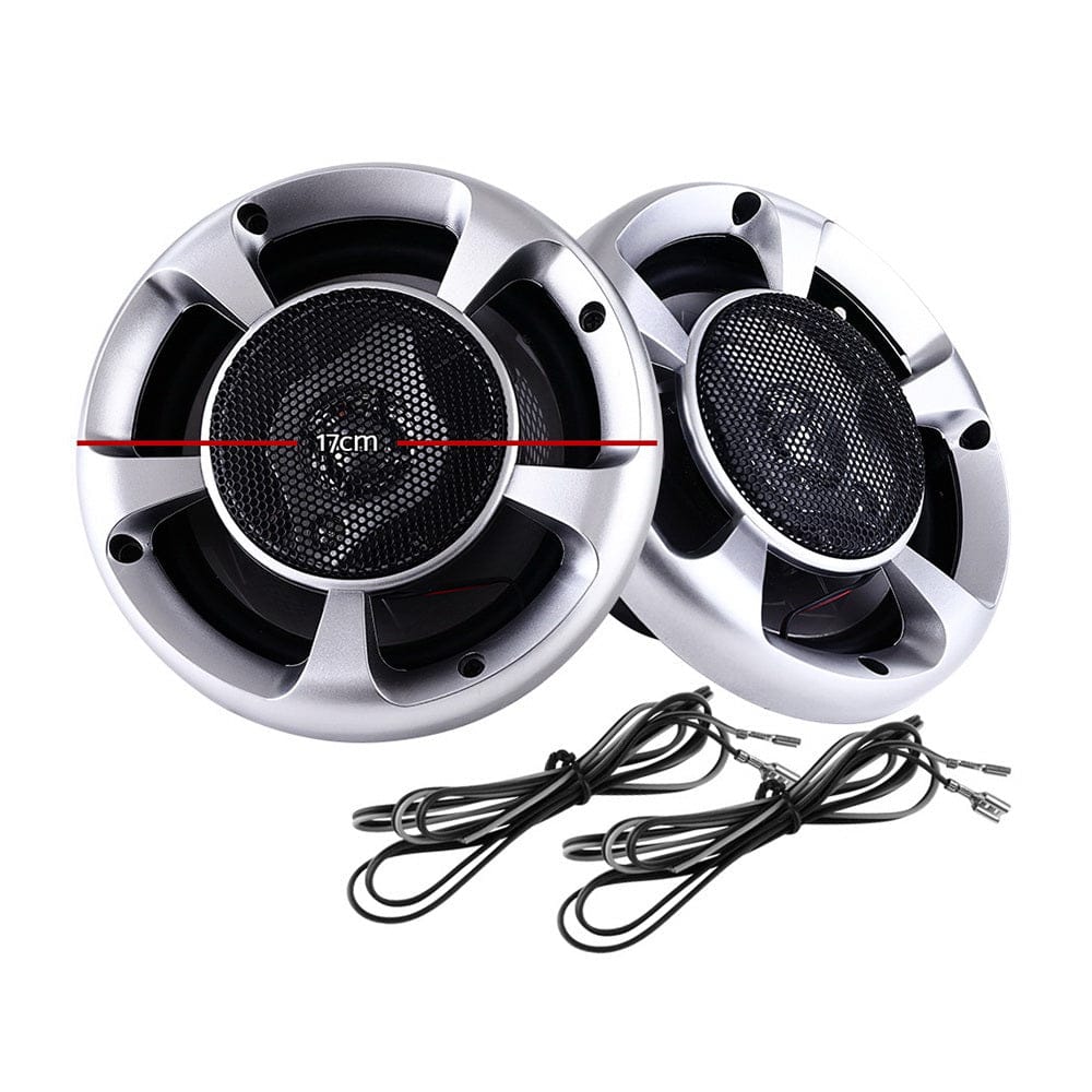 Giantz Audio & Video > Speakers > Audio Speakers Giantz Set of 2 6.5inch LED Light Car Speakers