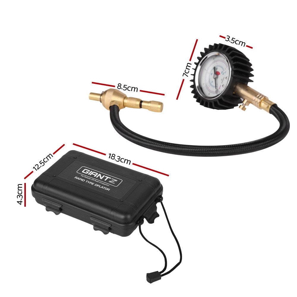 Giantz Auto Accessories > Auto Accessories Others > Automotive Gauges Giantz 4X4 4WD Gauge Valve Rapid Tyre/Tire Deflator