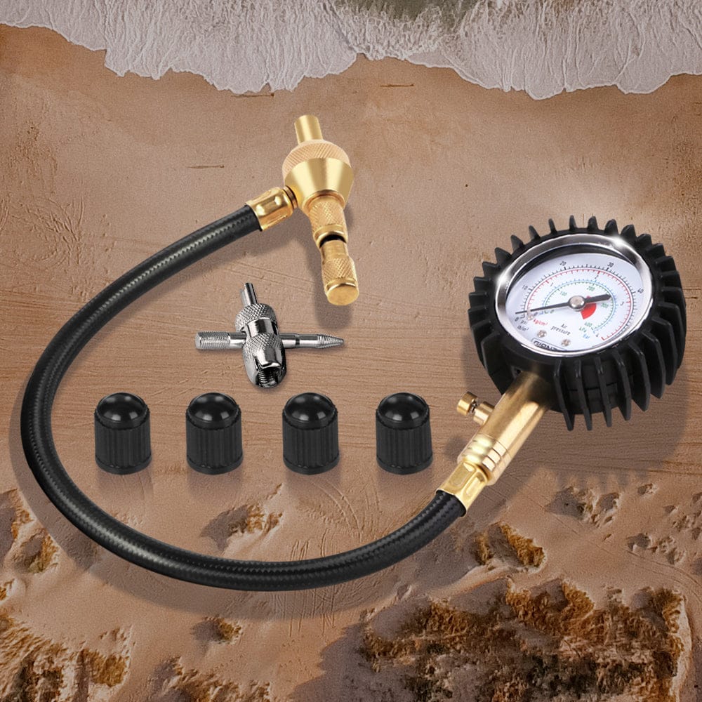 Giantz Auto Accessories > Auto Accessories Others > Automotive Gauges Giantz 4X4 4WD Gauge Valve Rapid Tyre/Tire Deflator