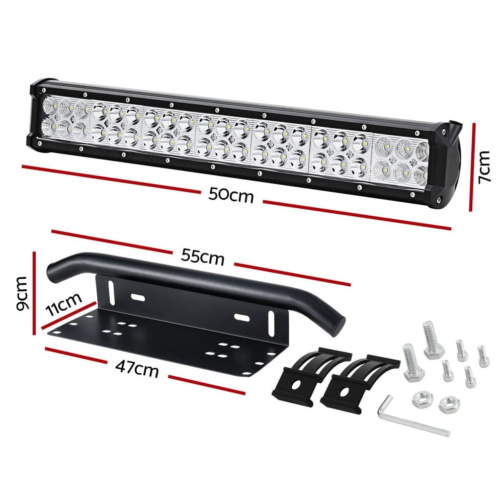 Giantz Auto Accessories > Auto Accessories Others > Automotive Lights Giantz LED Driving Light 20 Inch Flood Spot Light Bar Driving Lamp Offroad Truck