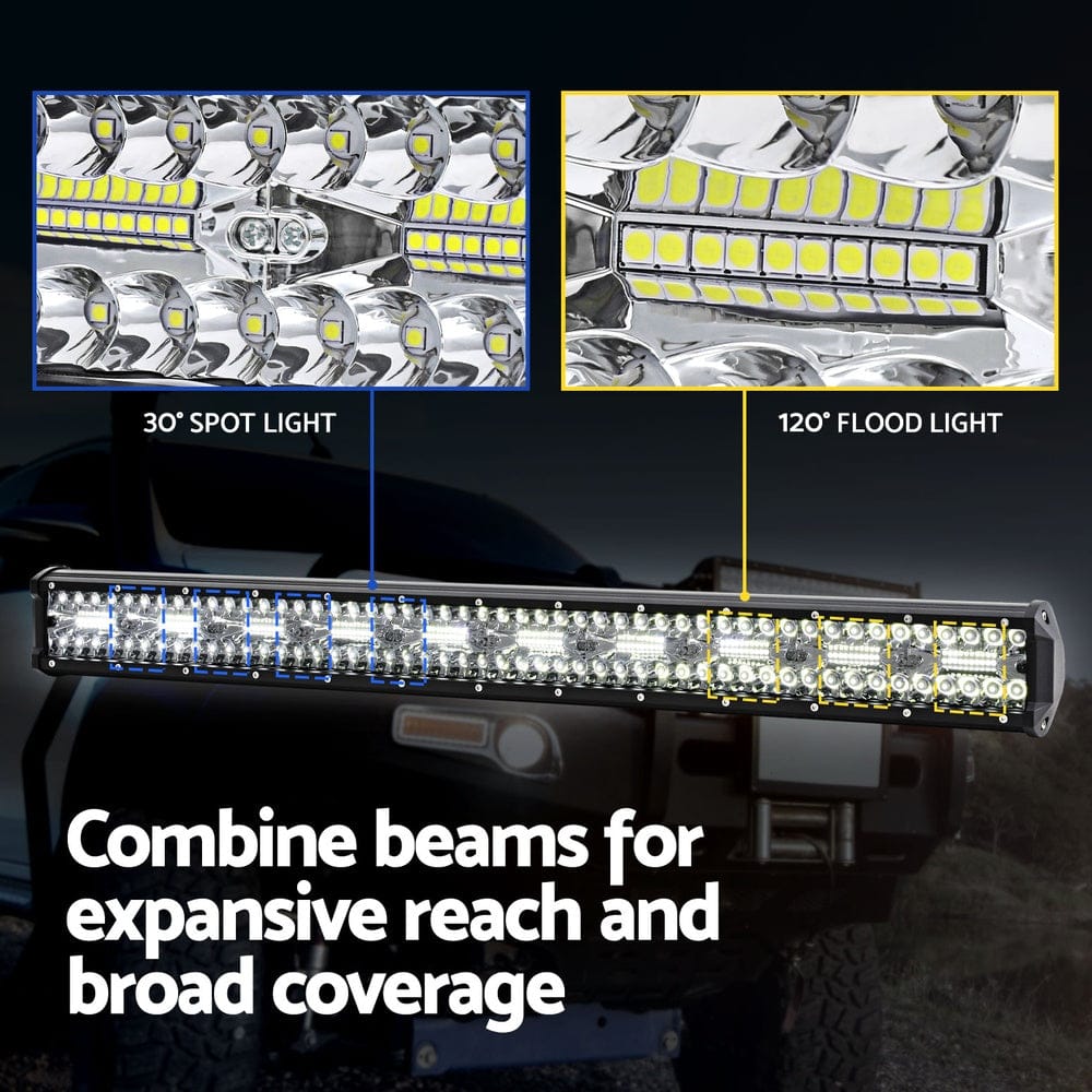 Giantz Auto Accessories > Auto Accessories Others > Automotive Lights Giantz LED Driving Light 28 Inch Flood Spot Light Bar Driving Lamp Offroad Truck