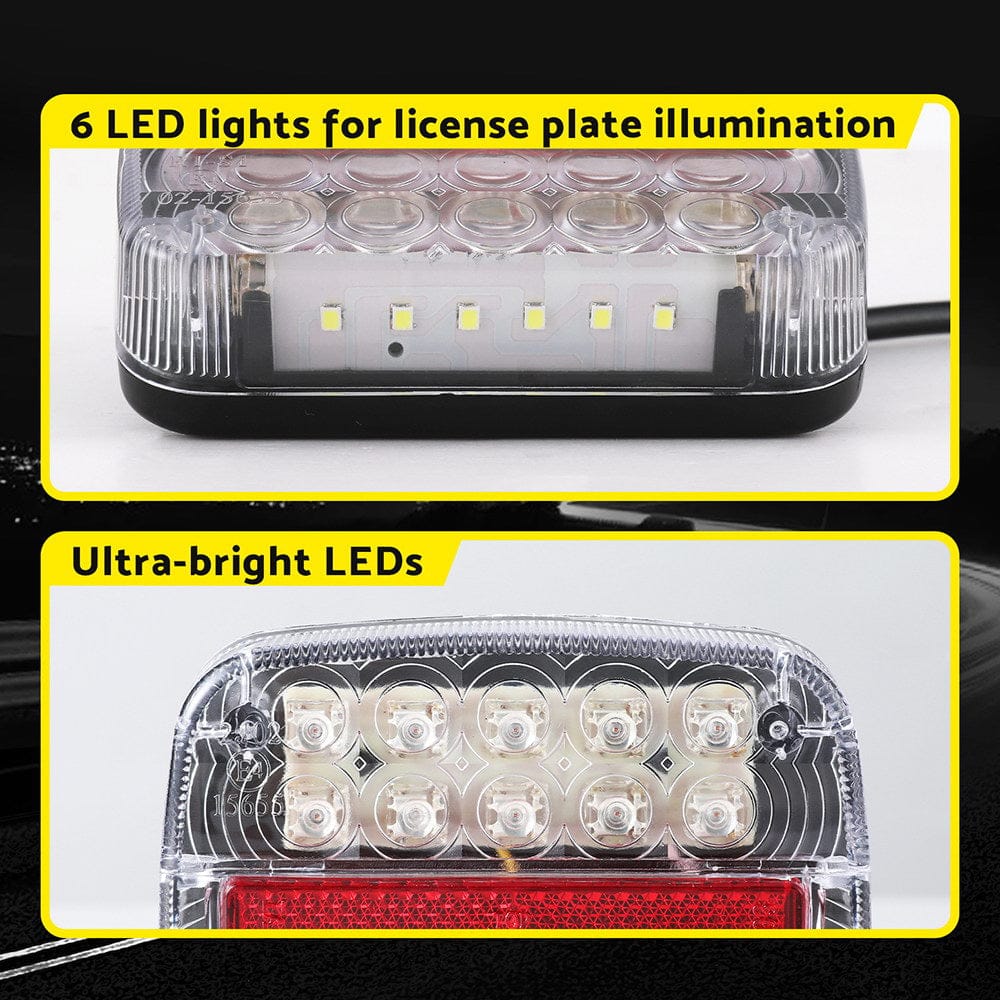 Giantz Auto Accessories > Auto Accessories Others > Automotive Lights Giantz Pair 26 LED Tail Lights Stop Reverse Indicator 12V Ute Trailer Truck