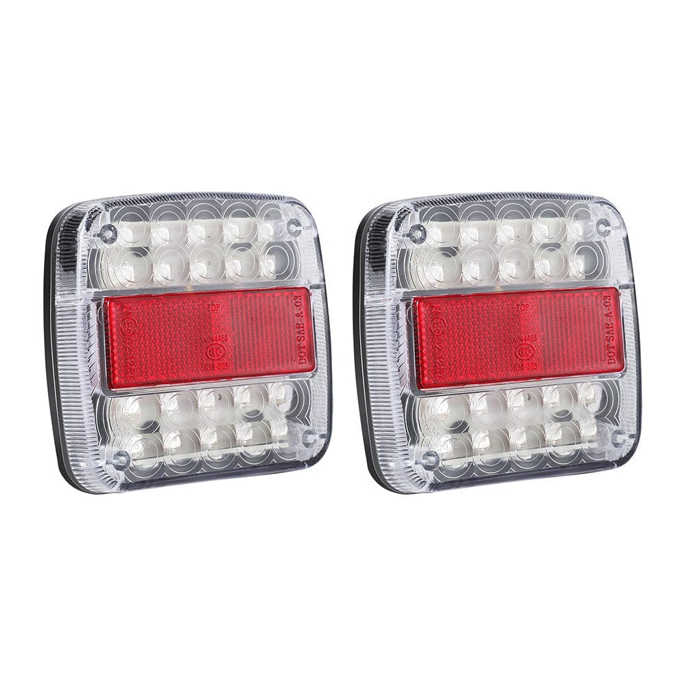 Giantz Auto Accessories > Auto Accessories Others > Automotive Lights Giantz Pair 26 LED Tail Lights Stop Reverse Indicator 12V Ute Trailer Truck