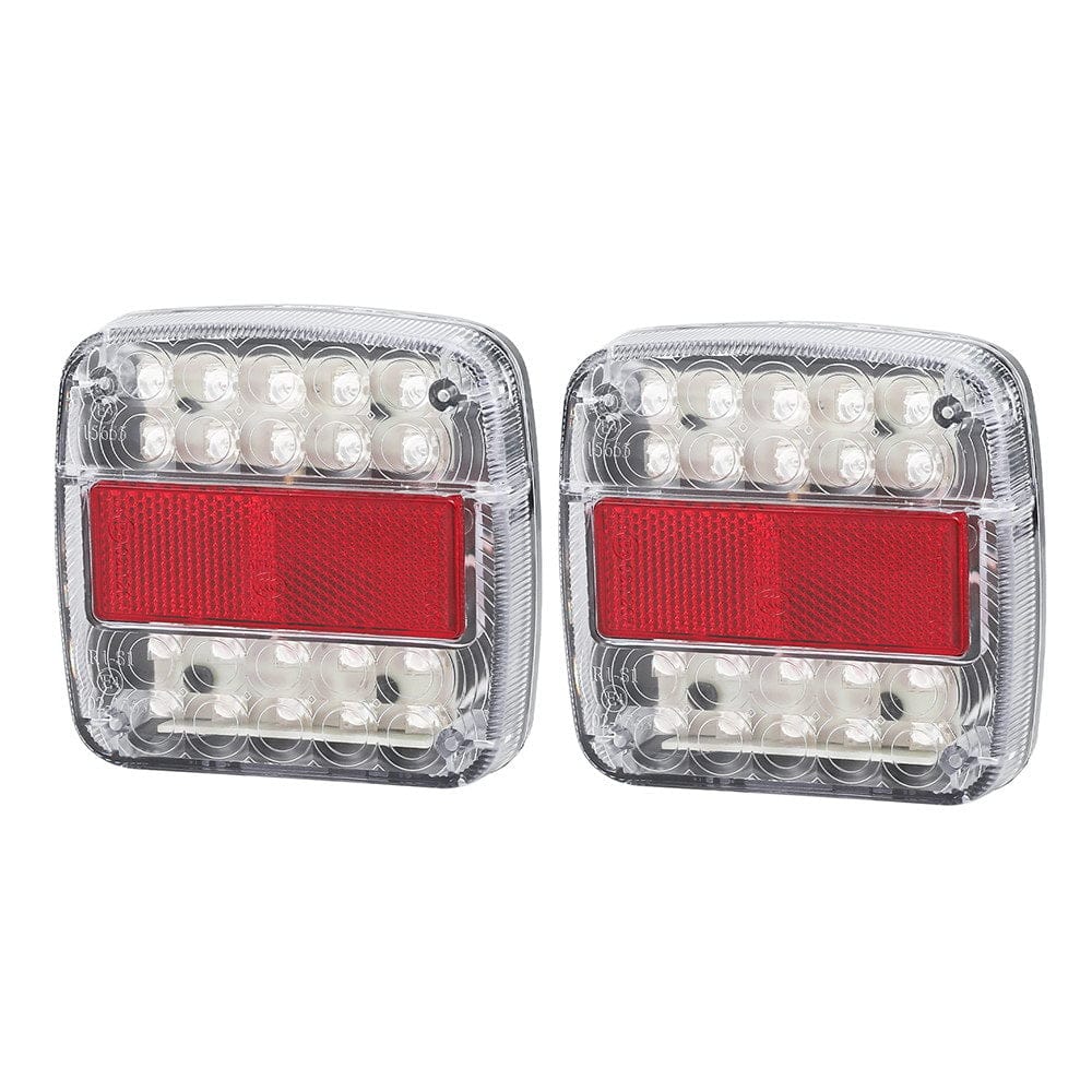 Giantz Auto Accessories > Auto Accessories Others > Automotive Lights Giantz Pair 26 LED Tail Lights Stop Reverse Indicator 12V Ute Trailer Truck