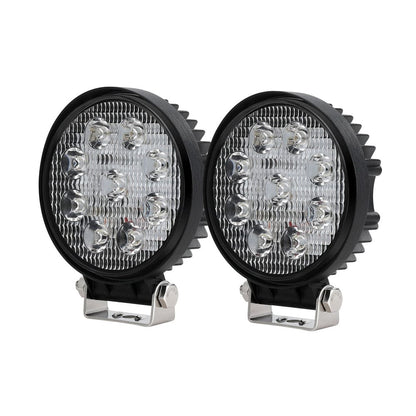 Giantz Auto Accessories > Auto Accessories Others > Automotive Lights Giantz Pair LED Driving Lights 4.5 Inch Flood Spot Lights Car Truck SUV 12V 24V
