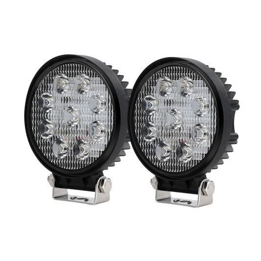 Giantz Auto Accessories > Auto Accessories Others > Automotive Lights Giantz Pair LED Driving Lights 4.5 Inch Flood Spot Lights Car Truck SUV 12V 24V