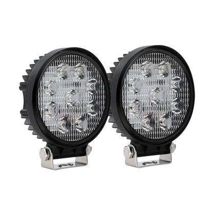 Giantz Auto Accessories > Auto Accessories Others > Automotive Lights Giantz Pair LED Driving Lights 4.5 Inch Flood Spot Lights Car Truck SUV 12V 24V