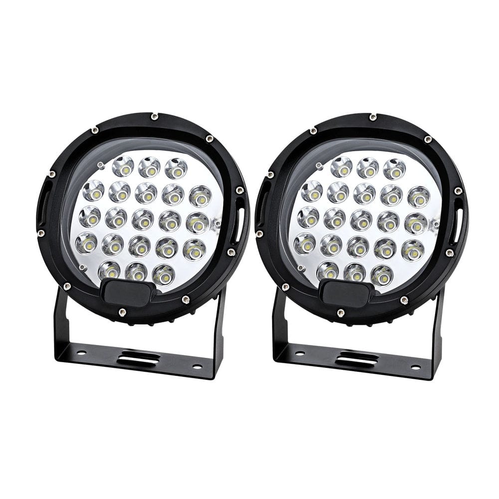 Giantz Auto Accessories > Auto Accessories Others > Automotive Lights Giantz Pair LED Driving Lights 7 Inch Flood Spot Lights Car Truck SUV 12V 24V