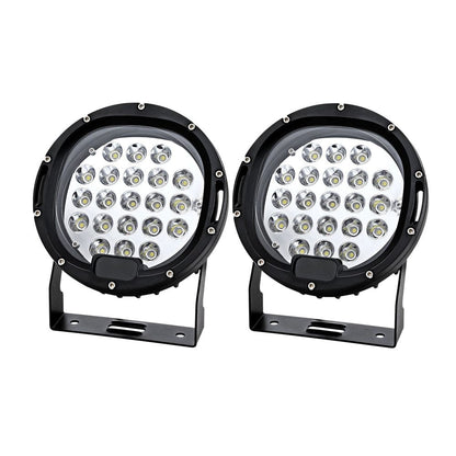 Giantz Auto Accessories > Auto Accessories Others > Automotive Lights Giantz Pair LED Driving Lights 7 Inch Flood Spot Lights Car Truck SUV 12V 24V