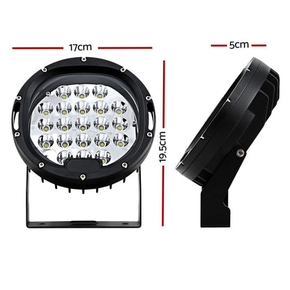 Giantz Auto Accessories > Auto Accessories Others > Automotive Lights Giantz Pair LED Driving Lights 7 Inch Flood Spot Lights Car Truck SUV 12V 24V