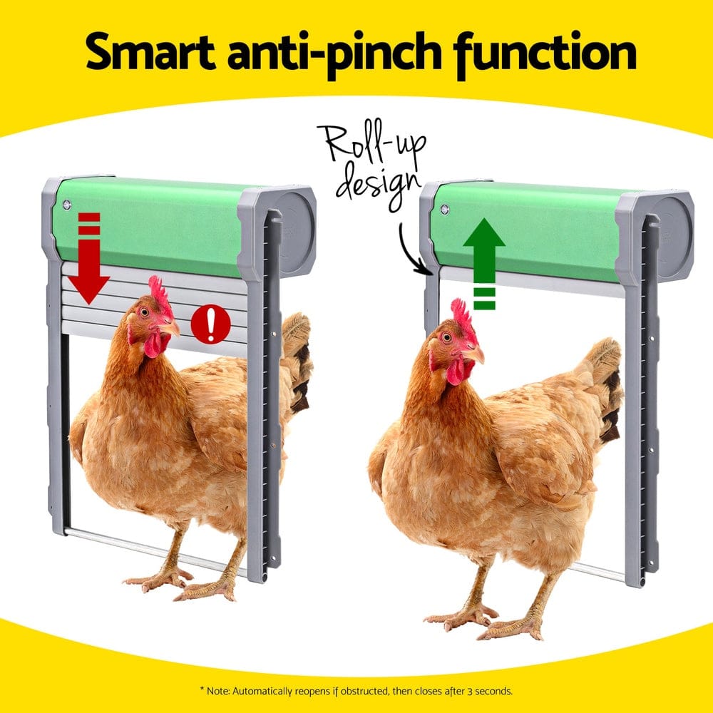 Giantz Auto Accessories > Auto Accessories Others > Automotive Repair & Speciality Tools Giantz Automatic Chicken Coop Door Opener Cage Closer Timer Light Sensor