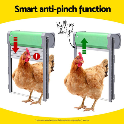 Giantz Auto Accessories > Auto Accessories Others > Automotive Repair & Speciality Tools Giantz Automatic Chicken Coop Door Opener Cage Closer Timer Light Sensor